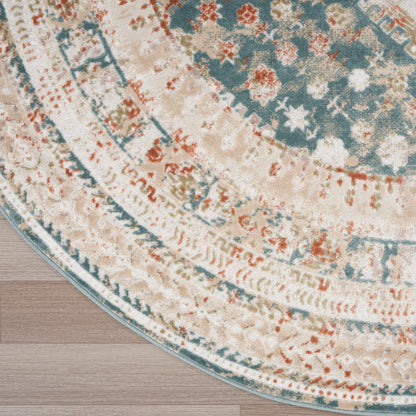 Nourison Home Thalia  Green Ivory  Transitional