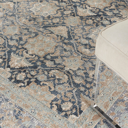 Nourison Home Malta  Navy  Traditional