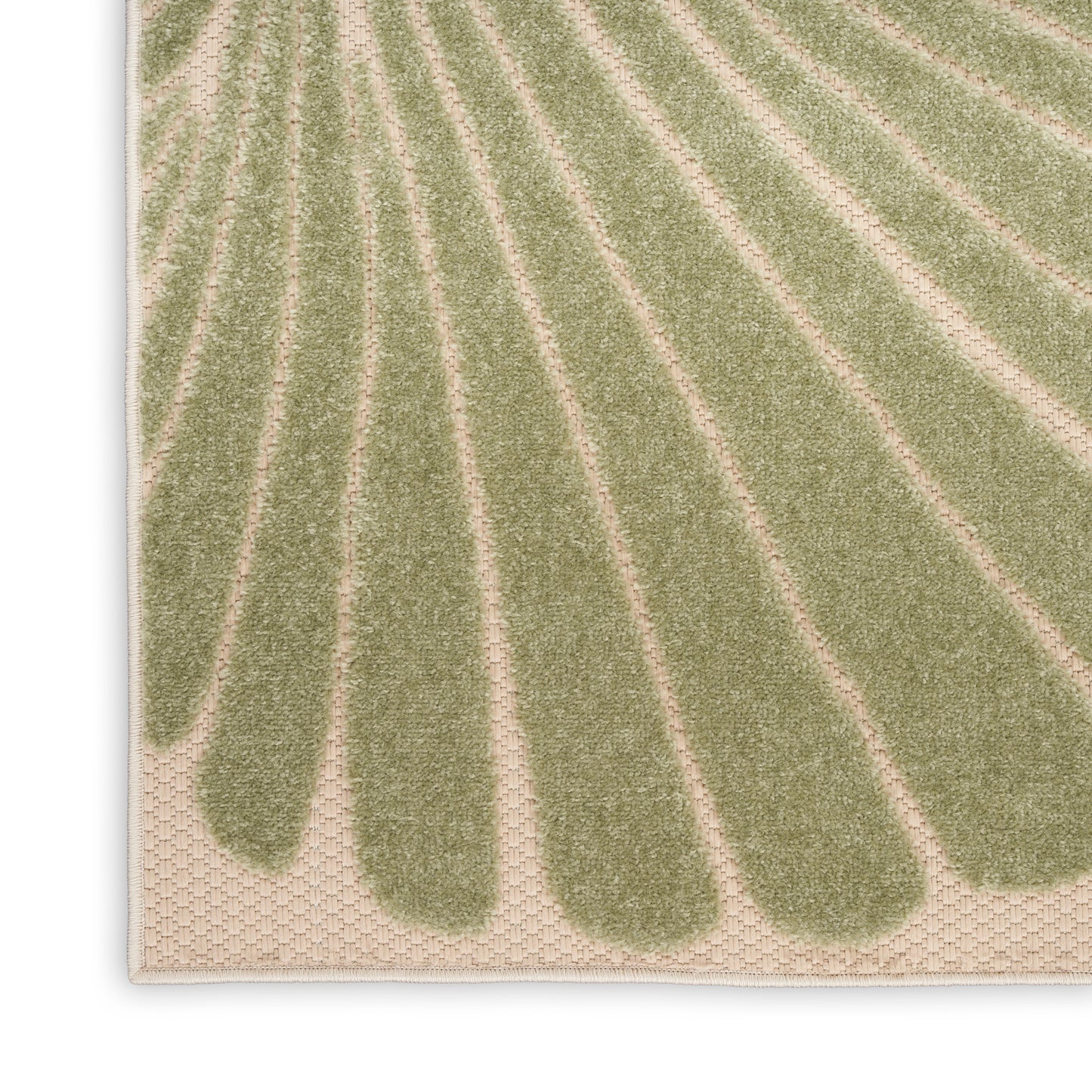 Nourison Home Aloha  Green Yellow  Contemporary