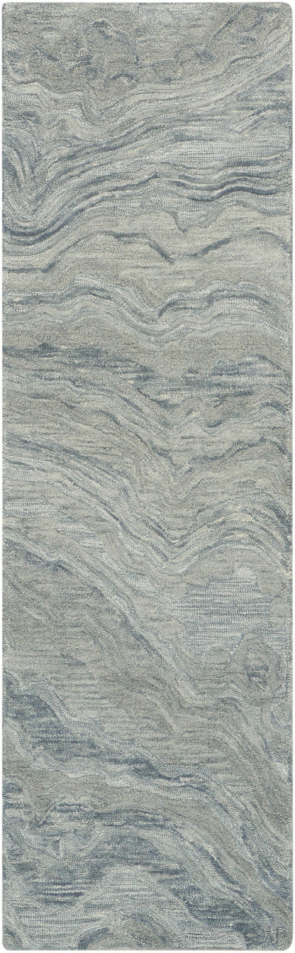 Nourison Home Graceful GRU01 Blue Contemporary Hand Tufted Rug
