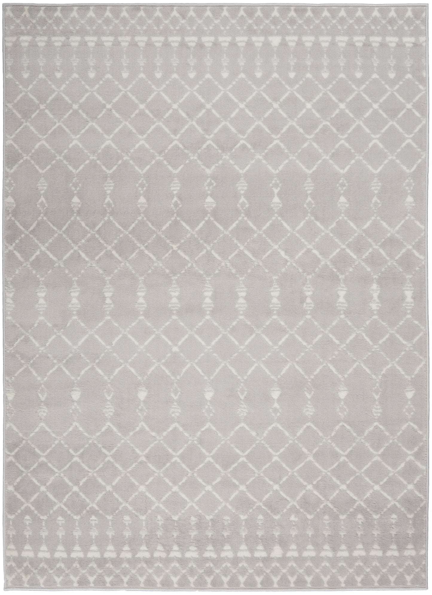 Nourison Home Whimsicle WHS02 Grey Contemporary Power-loomed Rug