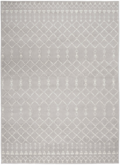 Nourison Home Whimsicle WHS02 Grey Contemporary Power-loomed Rug