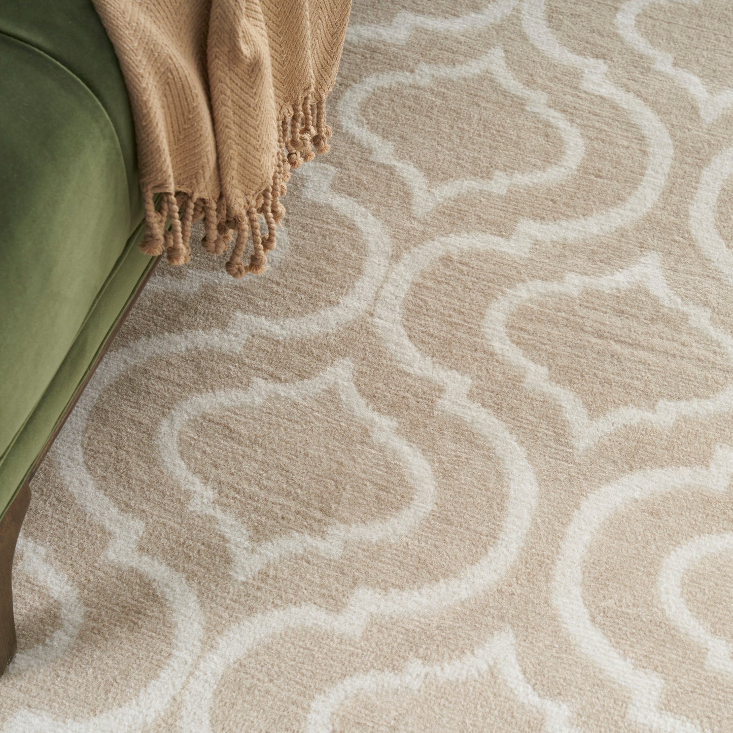 Nourison Home Jubilant  Beige  Transitional