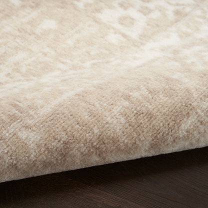 Nourison Home Grafix  Ivory Beige  Transitional