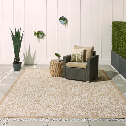 Nourison Home Aruba  Beige Cream  Transitional