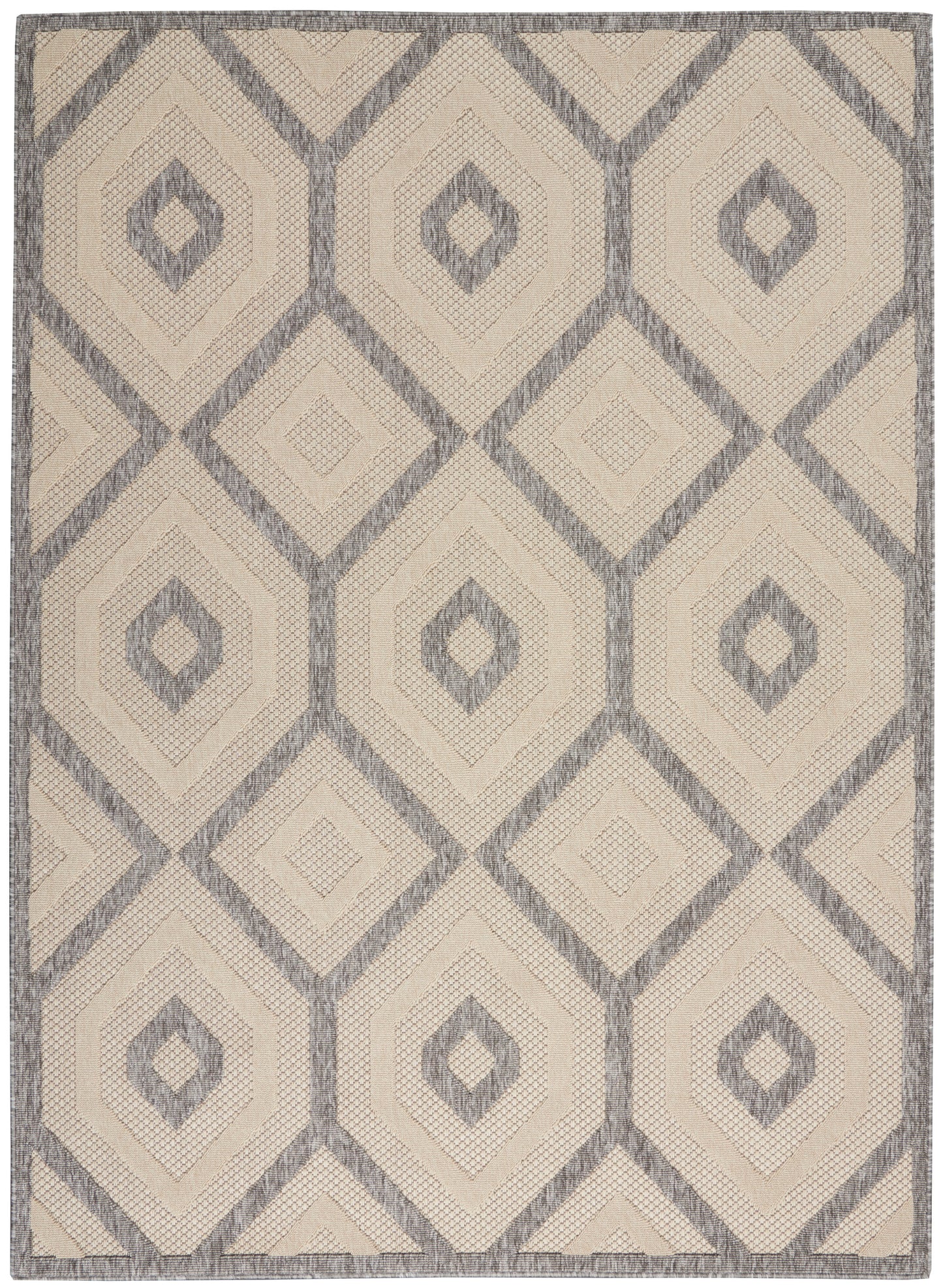 Nourison Home Cozumel CZM02 Cream Contemporary Power-loomed Rug
