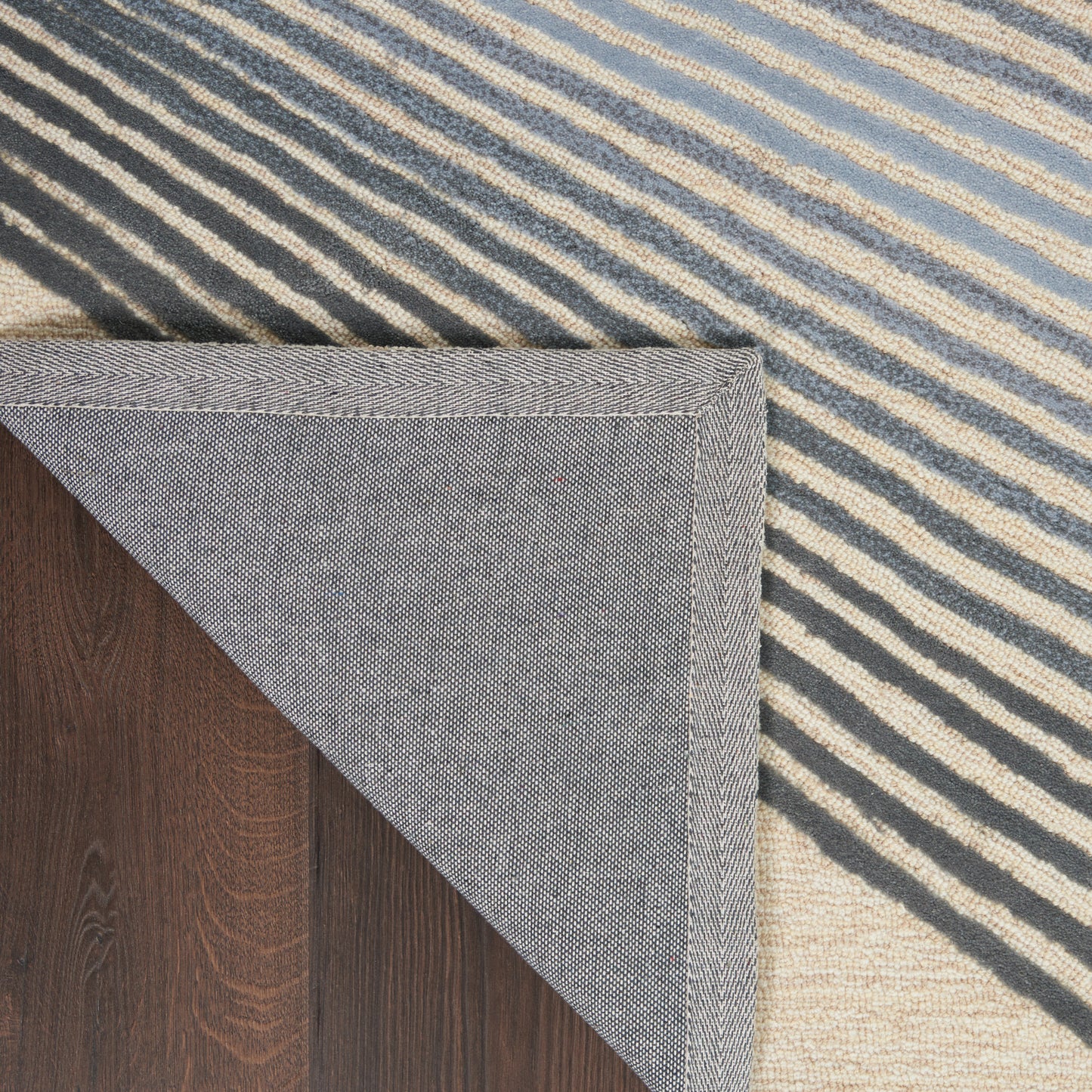 Nourison Home Symmetry  Ivory Grey  Contemporary