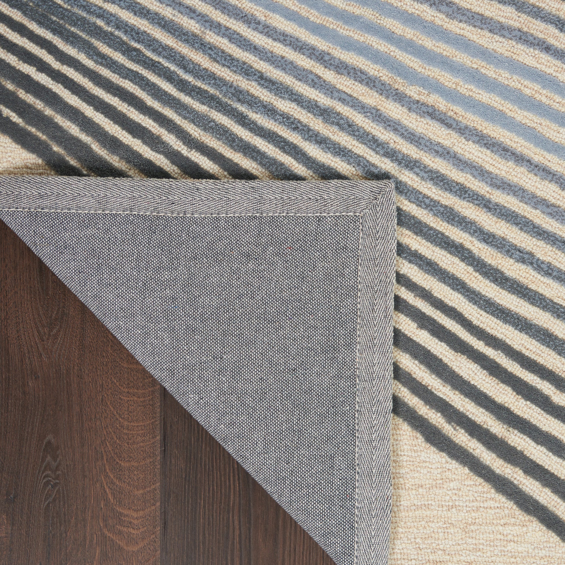 Nourison Home Symmetry  Ivory Grey  Contemporary