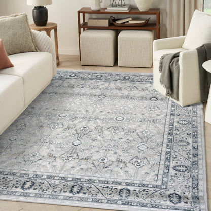 Nourison Home Dekor  Grey Navy  Traditional
