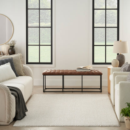 Nourison Home Natural Texture  Ivory Beige  Contemporary