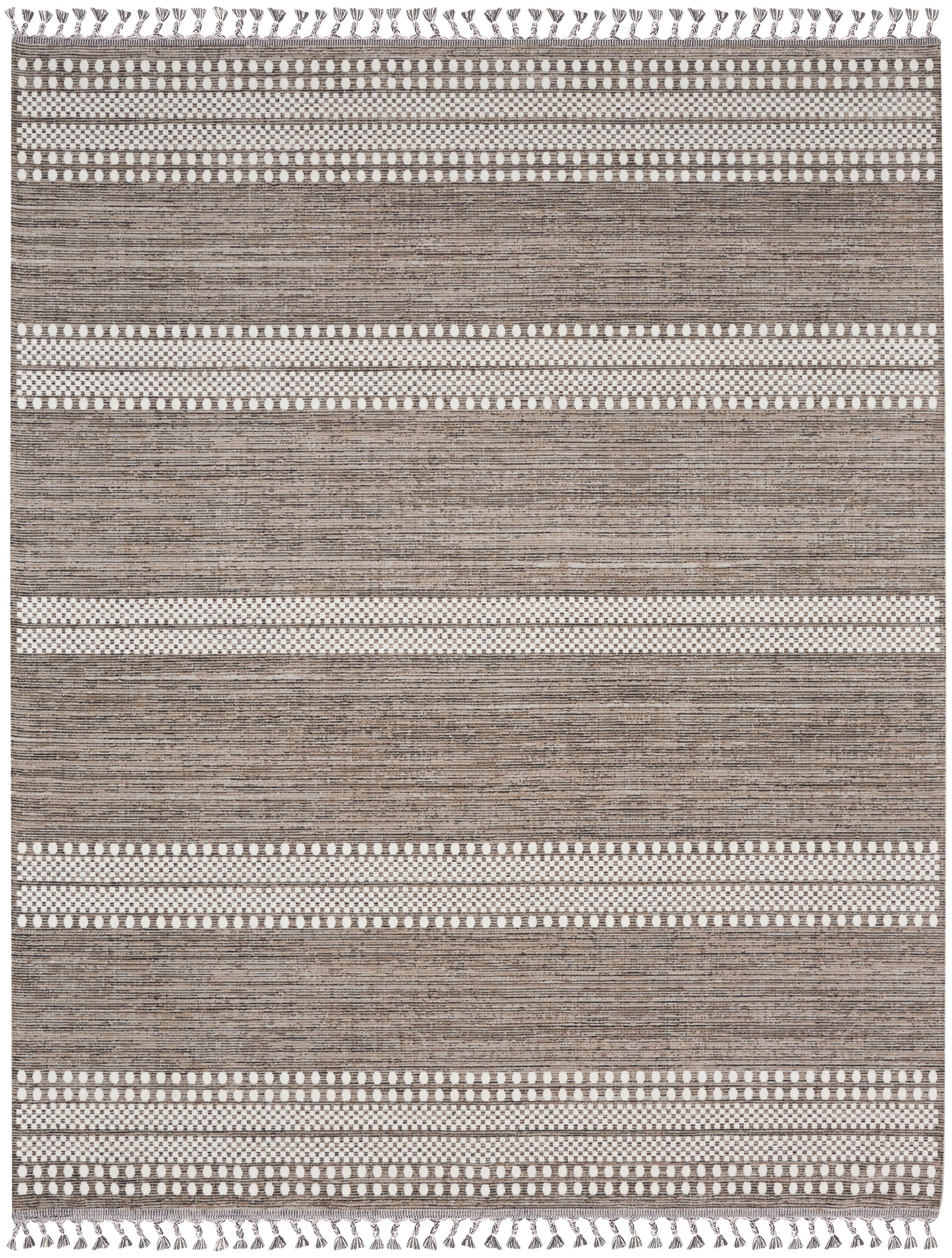 Nourison Home Asilah  Mocha Ivory  Contemporary
