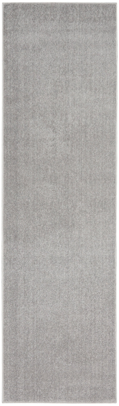 Nourison Home Nourison Essentials NRE01 Silver Grey Contemporary Power-loomed Rug