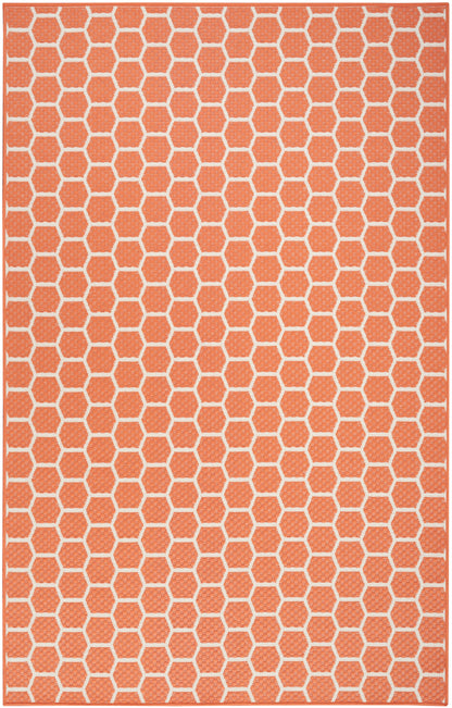 Nourison Home Twist Reversible TWS01 Coral Contemporary Loom-woven Rug