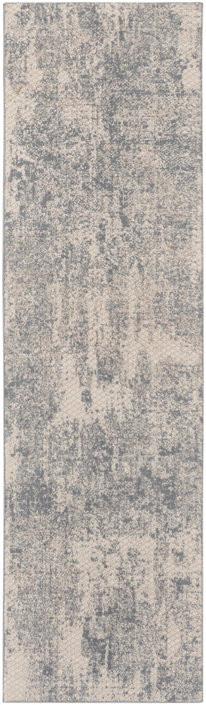 Nourison Home Exhale EXL01 Light Grey Contemporary Power-loomed Rug