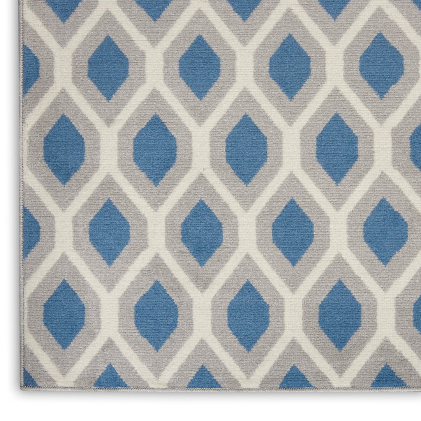 Nourison Home Grafix  Blue  Contemporary