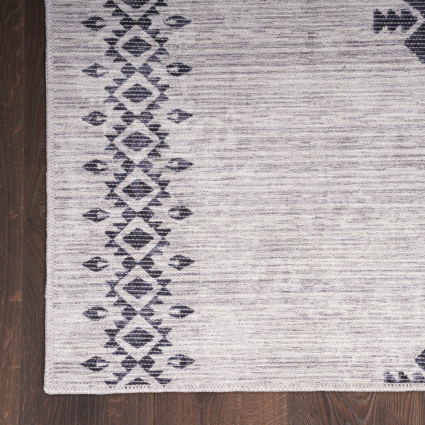 Nourison Home New Concept Washables  Ivory Charcoal  Contemporary
