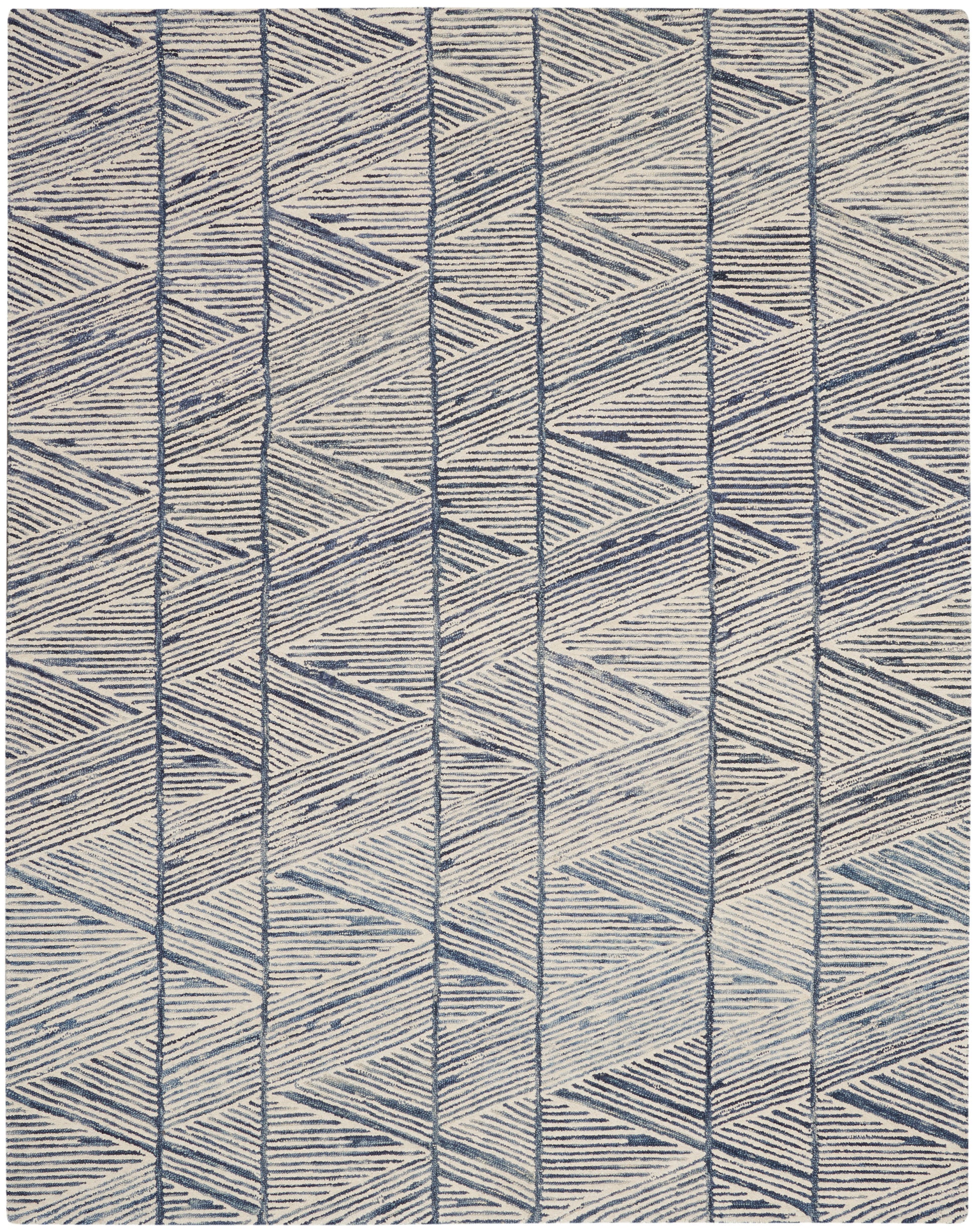 Nourison Home Colorado  White Blue  Contemporary