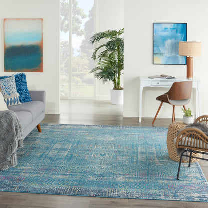 Nourison Home Passion  Blue  Transitional