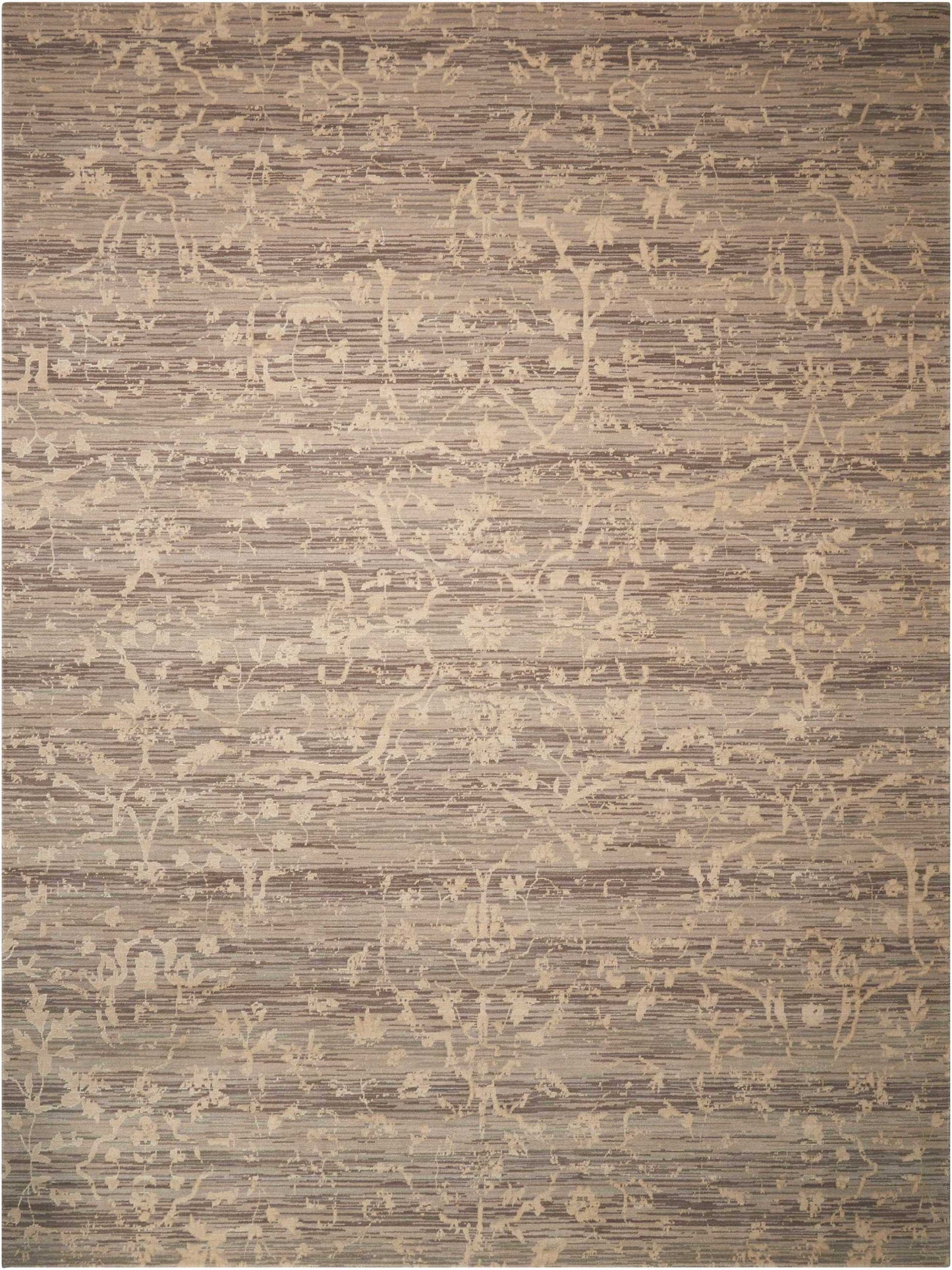 Nourison Home Silk Elements SKE22 Taupe Traditional Loomed Rug