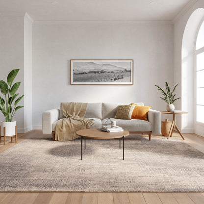 Nourison Home Botanical Washables  Taupe  Contemporary