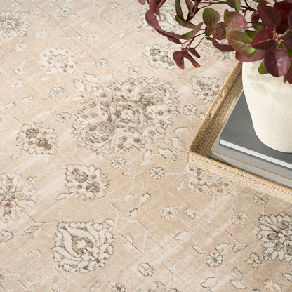 Nourison Home Soft Mist  Beige Grey  Traditional