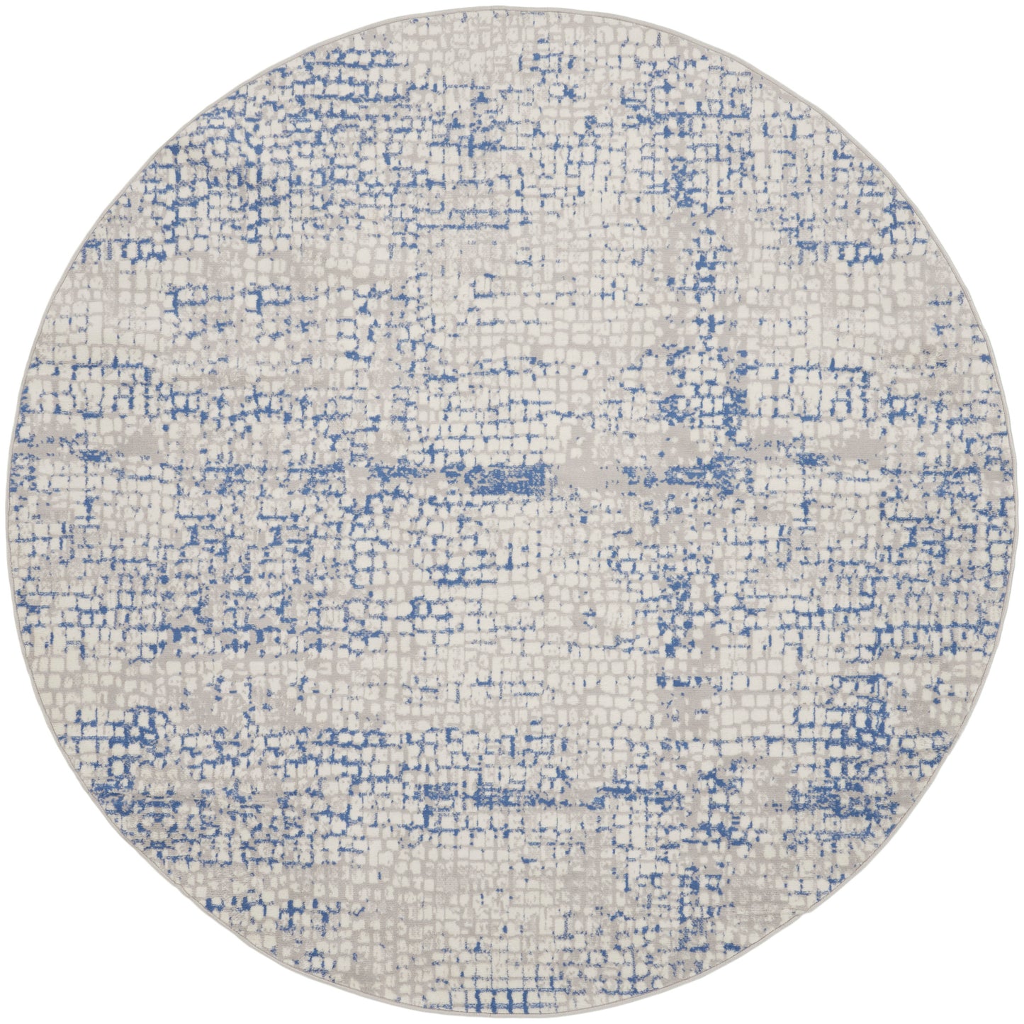 Nourison Home Whimsicle WHS07 Grey Blue Contemporary Power-loomed Rug