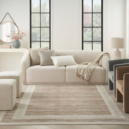 Nourison Home Serenity Home  Mocha Ivory  Contemporary