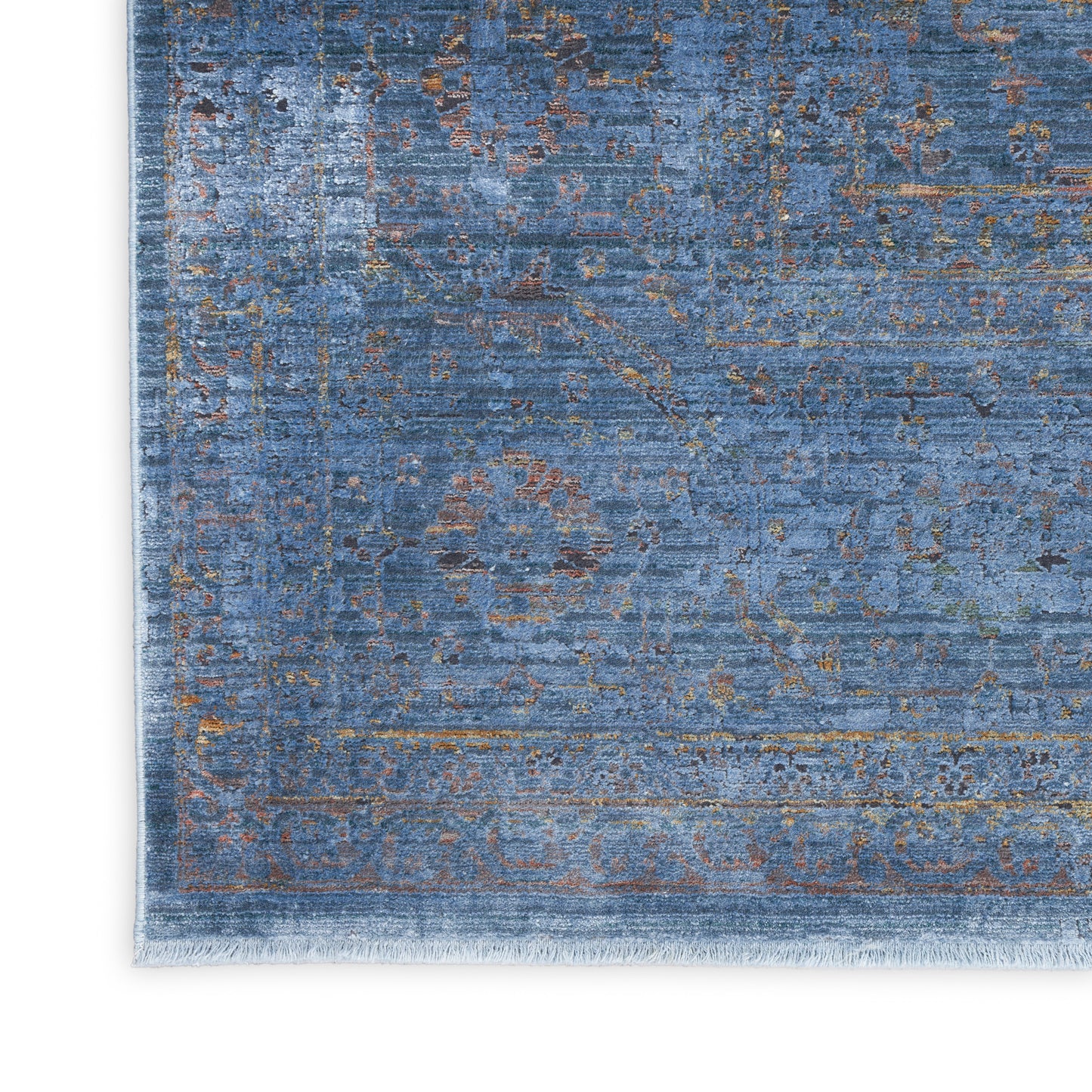 Nourison Home Luxurious  Blue  Traditional