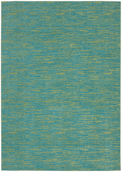 Nourison Home Nourison Essentials NRE01 Blue Green Contemporary Power-loomed Rug