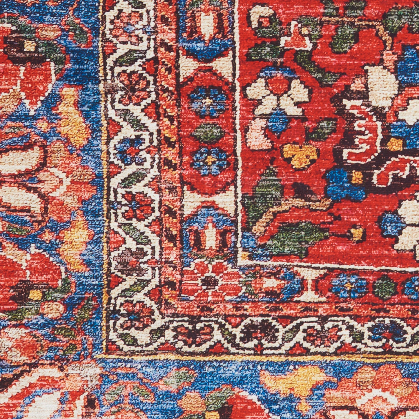 Nourison Home Fulton  Red  Traditional