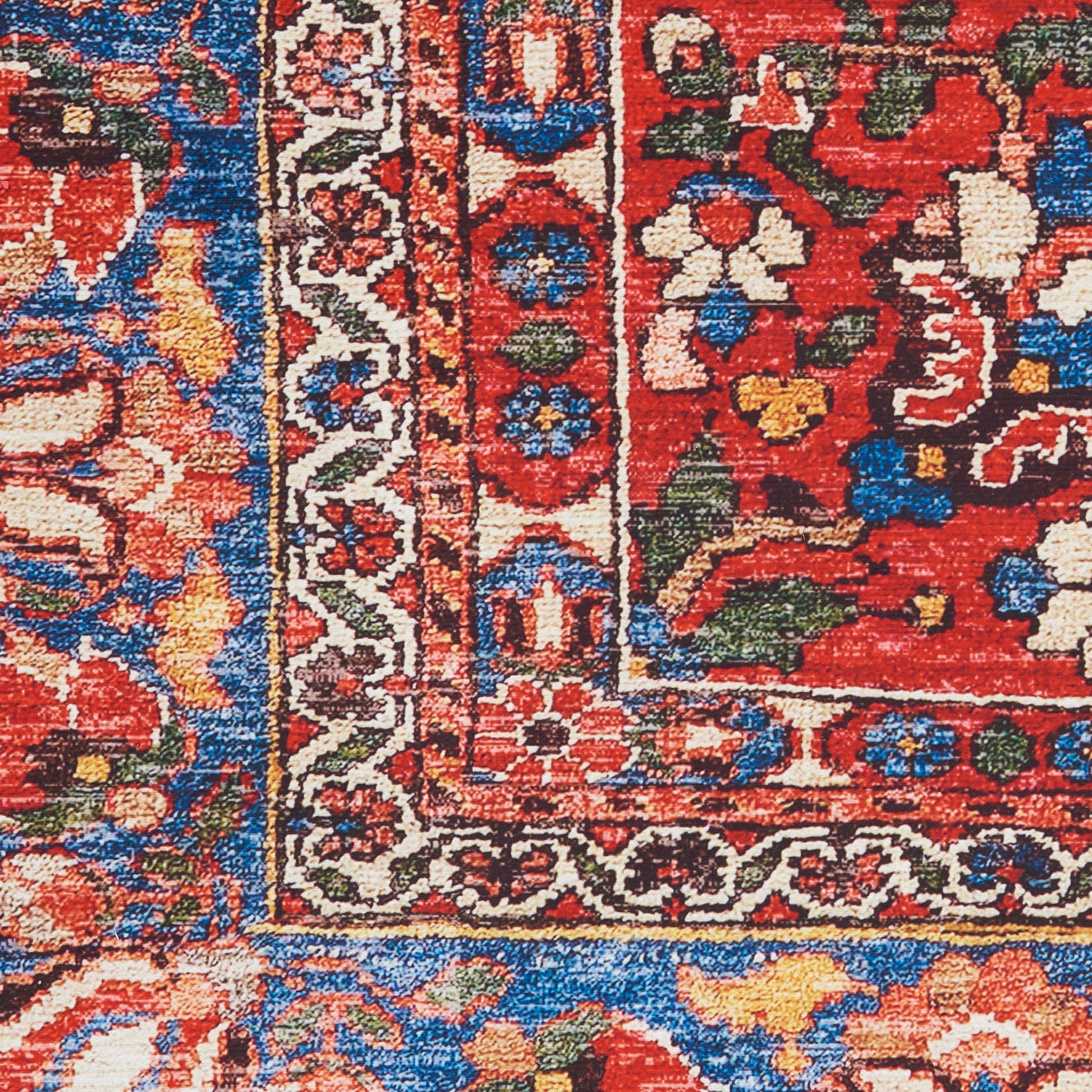 Nourison Home Fulton  Red  Traditional