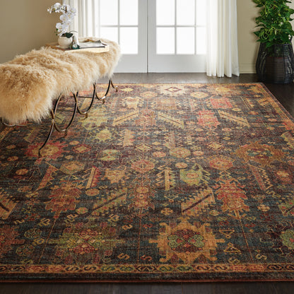 Nourison Home Jewel  Denim  Traditional