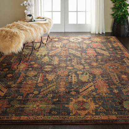 Nourison Home Jewel  Denim  Traditional