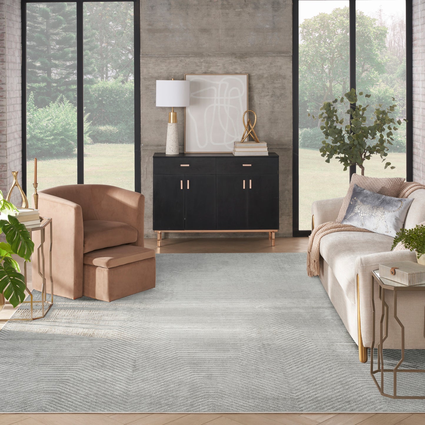 Nourison Home Dekor  Grey  Traditional