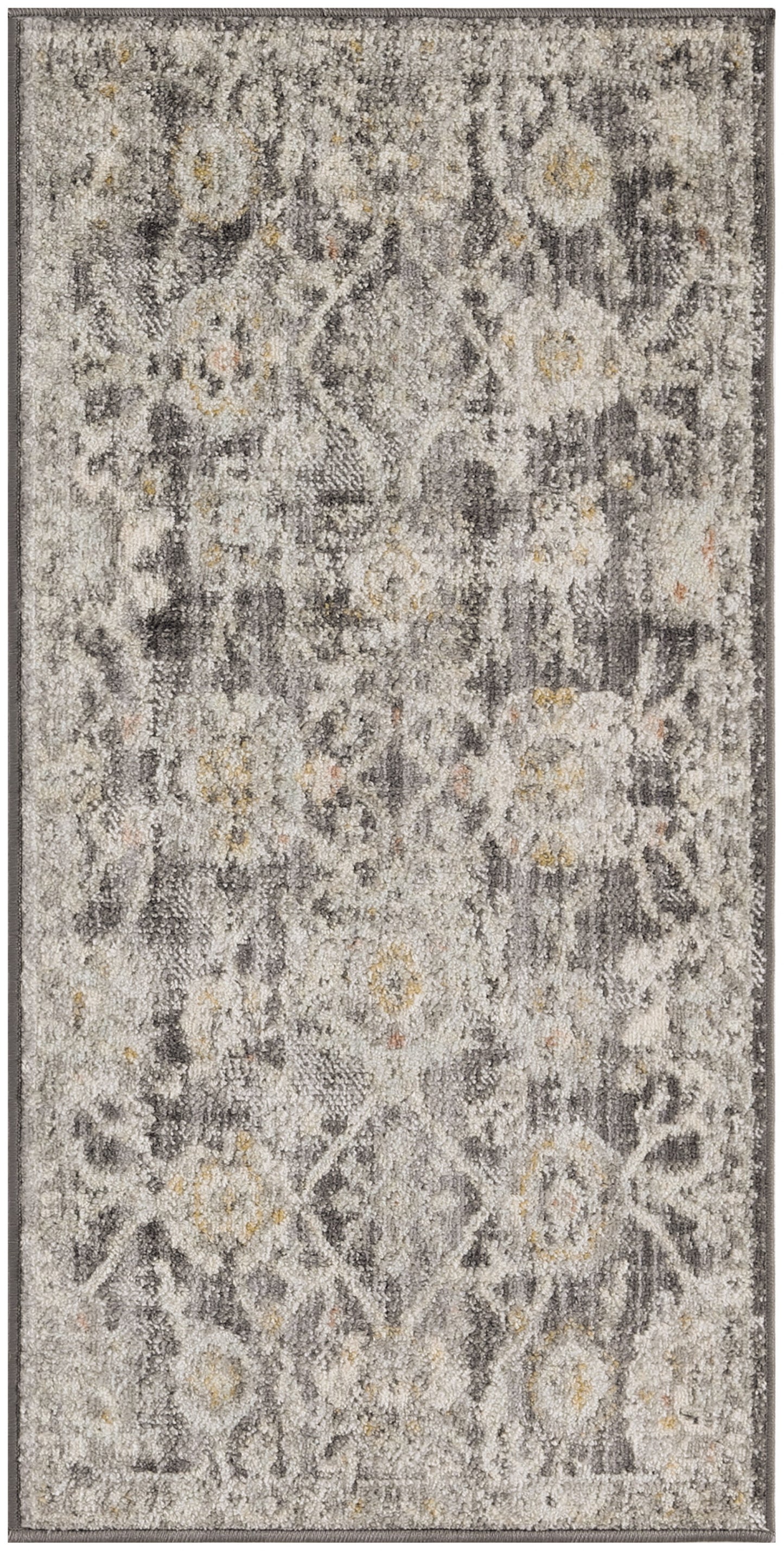Nourison Home Oushak Home OUS01 Charcoal Traditional Loom-woven Rug