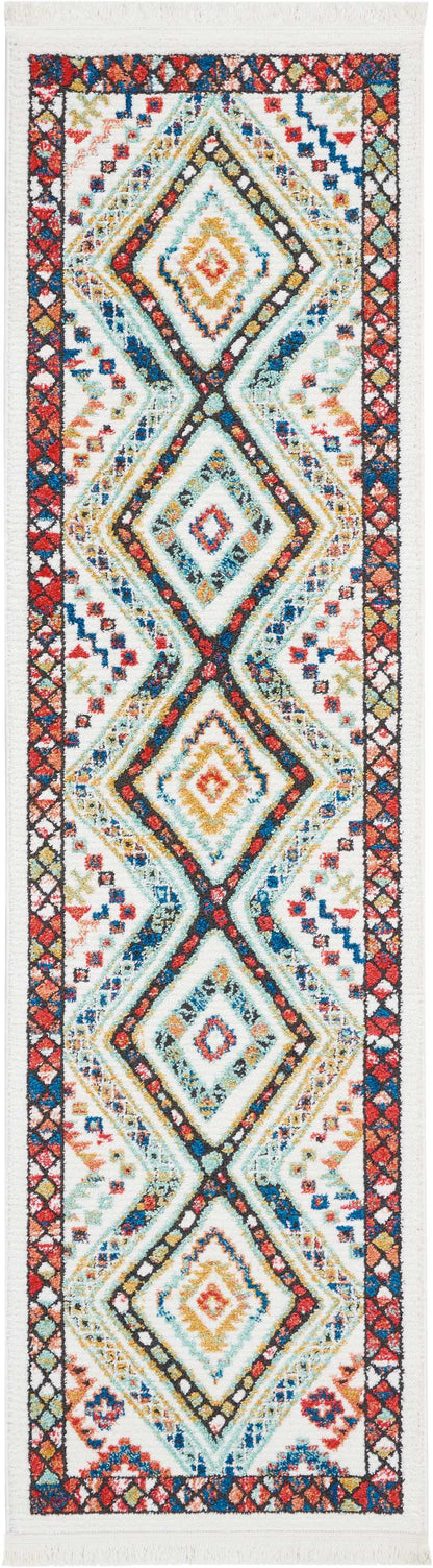 Nourison Home South Western NAV02 White Transitional Power-loomed Rug