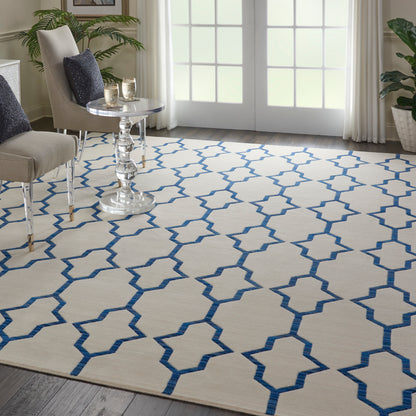 Barclay Butera Butera Collection  Ivory Navy  Transitional