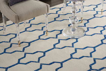 Barclay Butera Butera Collection  Ivory Navy  Transitional