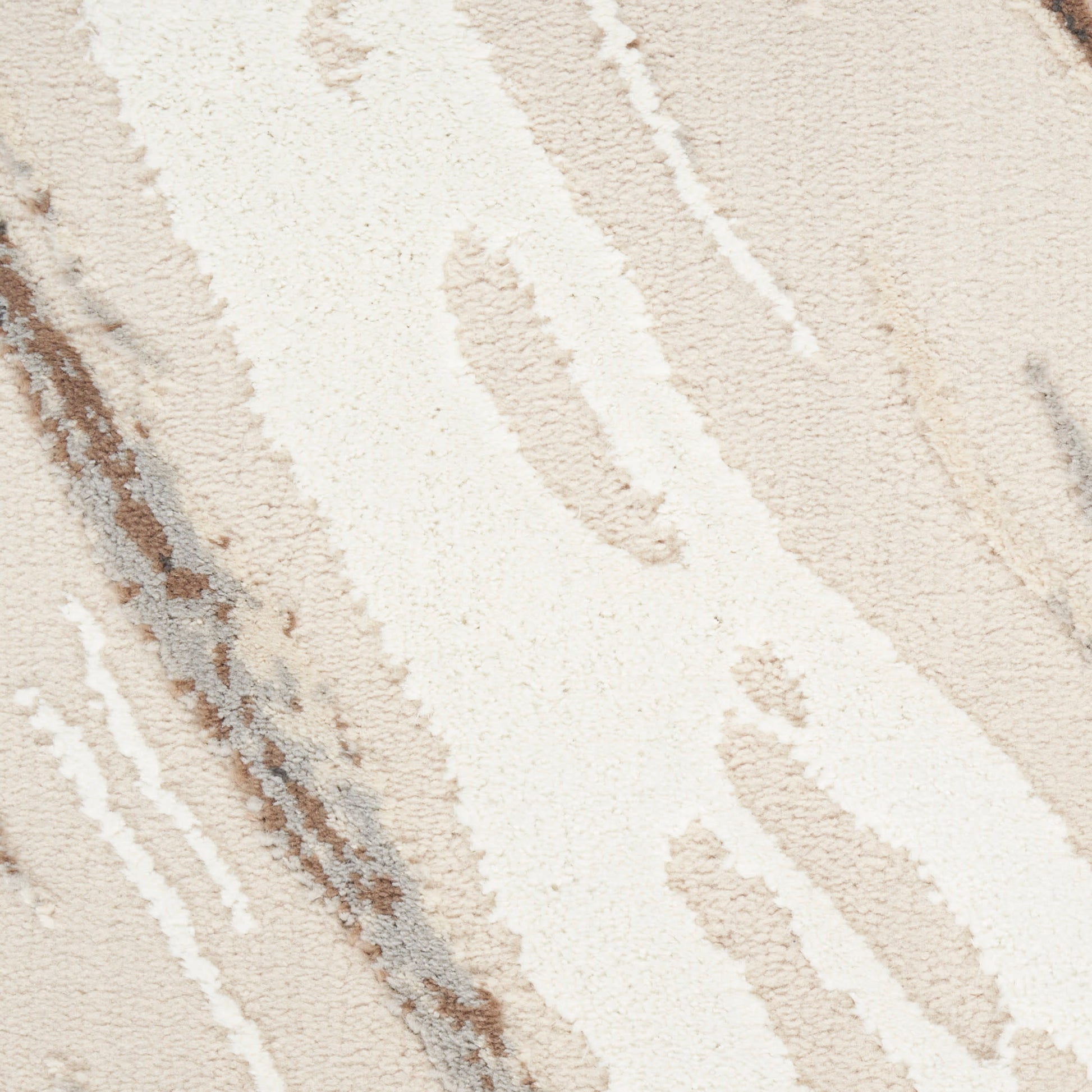 Nourison Home Sustainable Trends  Beige Grey  Contemporary