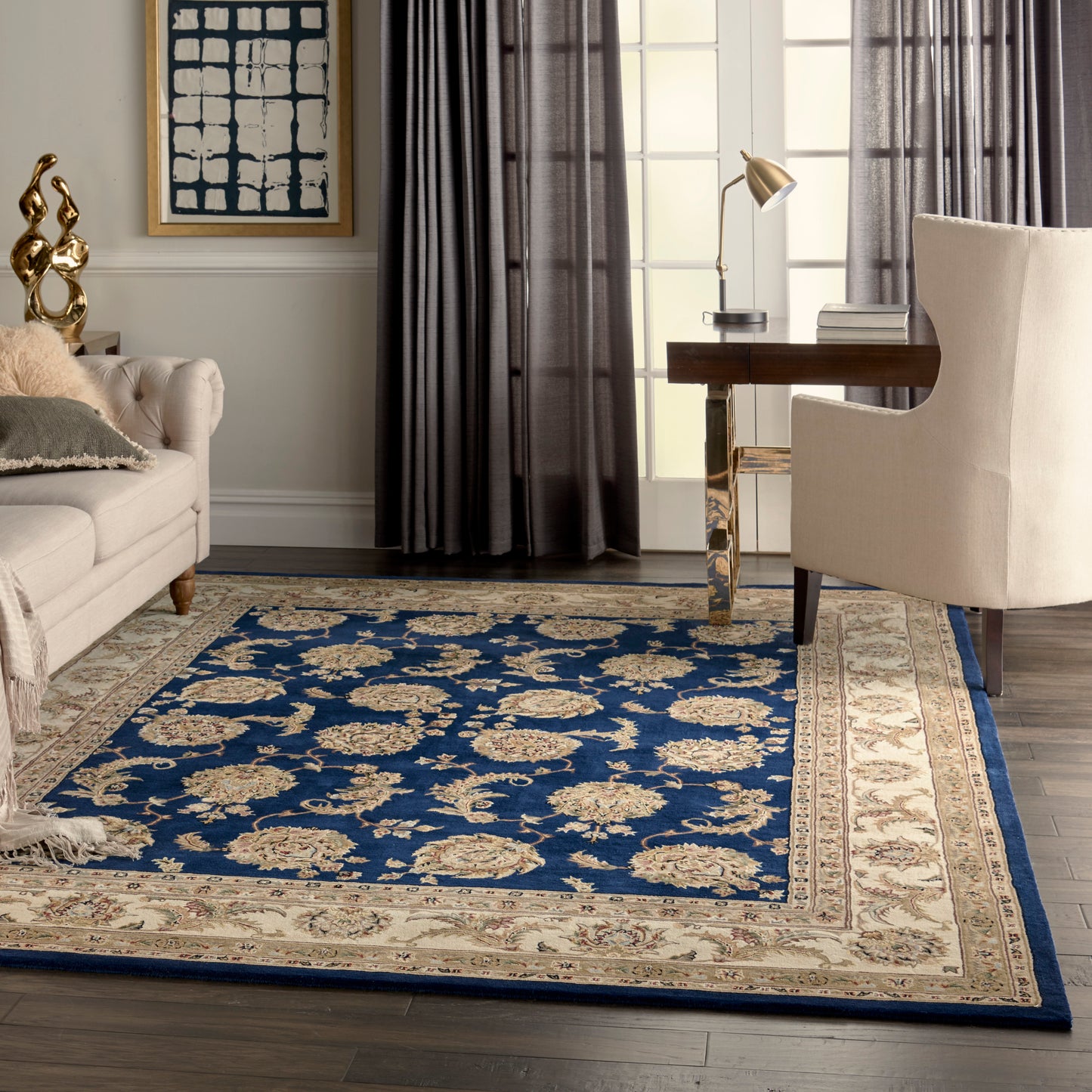 Nourison Home Nourison 2000  Navy  Traditional