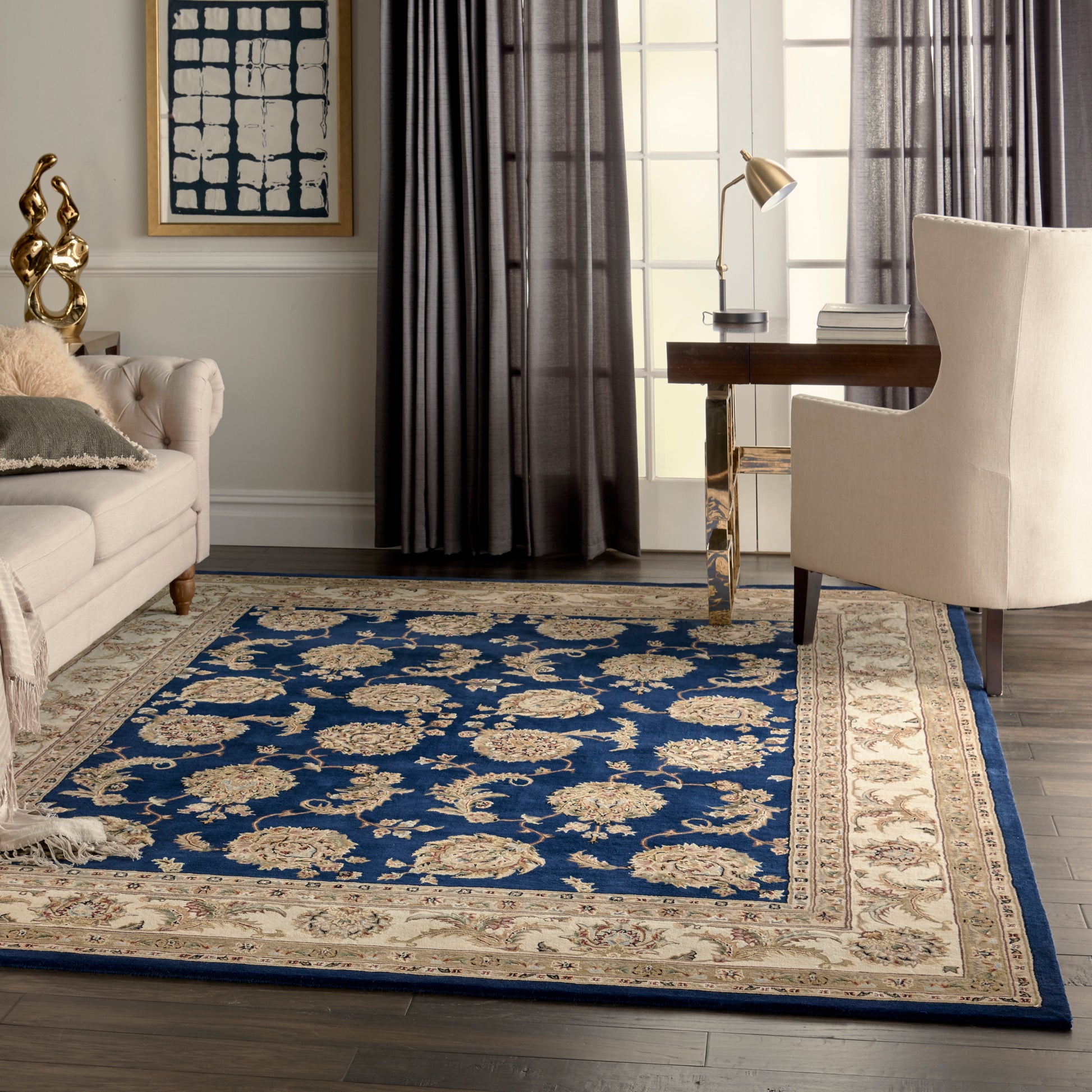 Nourison Home Nourison 2000  Navy  Traditional