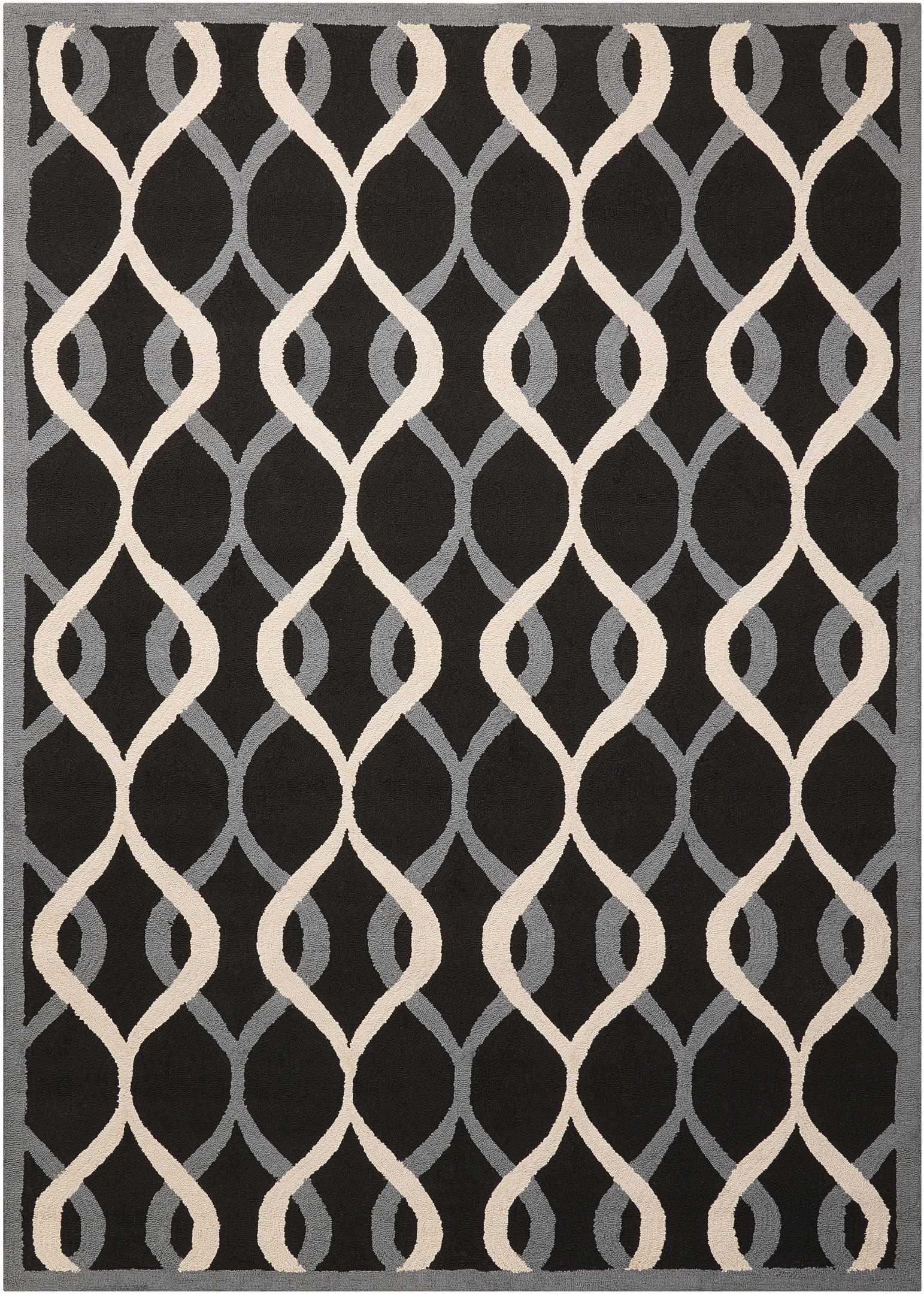 Nourison Home Decor  Black  Contemporary