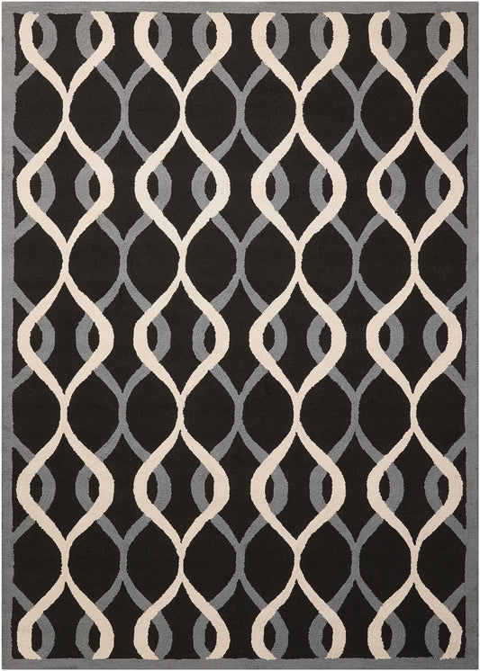 Nourison Home Decor  Black  Contemporary