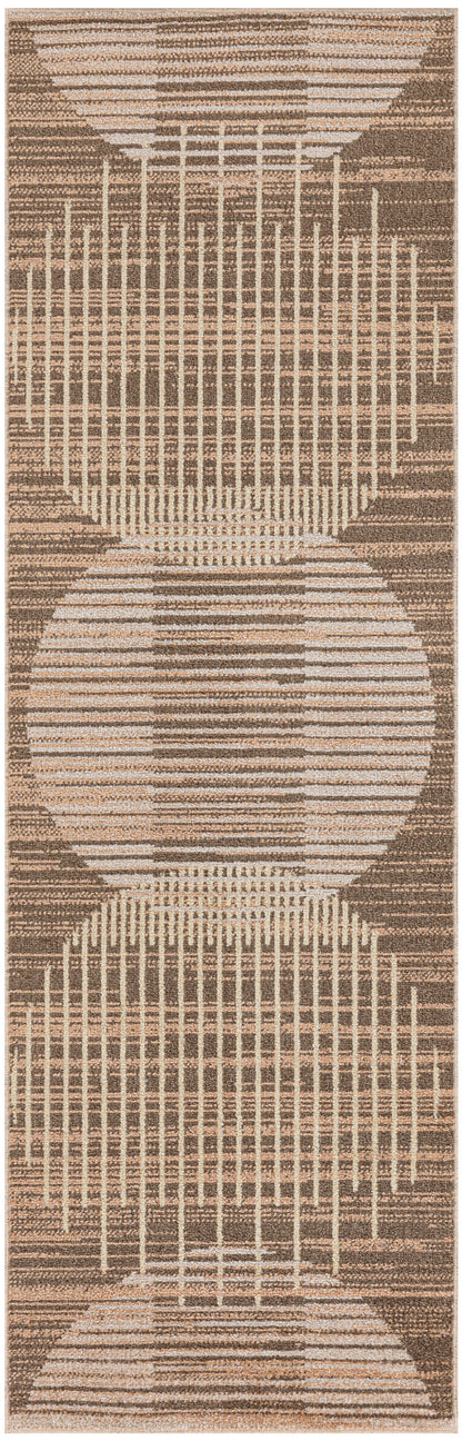 Nourison Home Astra Machine Washable ASW03 Latte Contemporary Power-loomed Rug