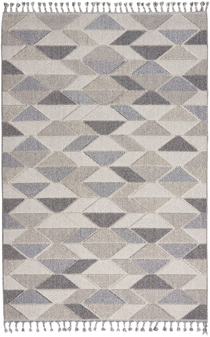 Nourison Home Paxton PAX01 Grey Charcoal Contemporary Power-loomed Rug