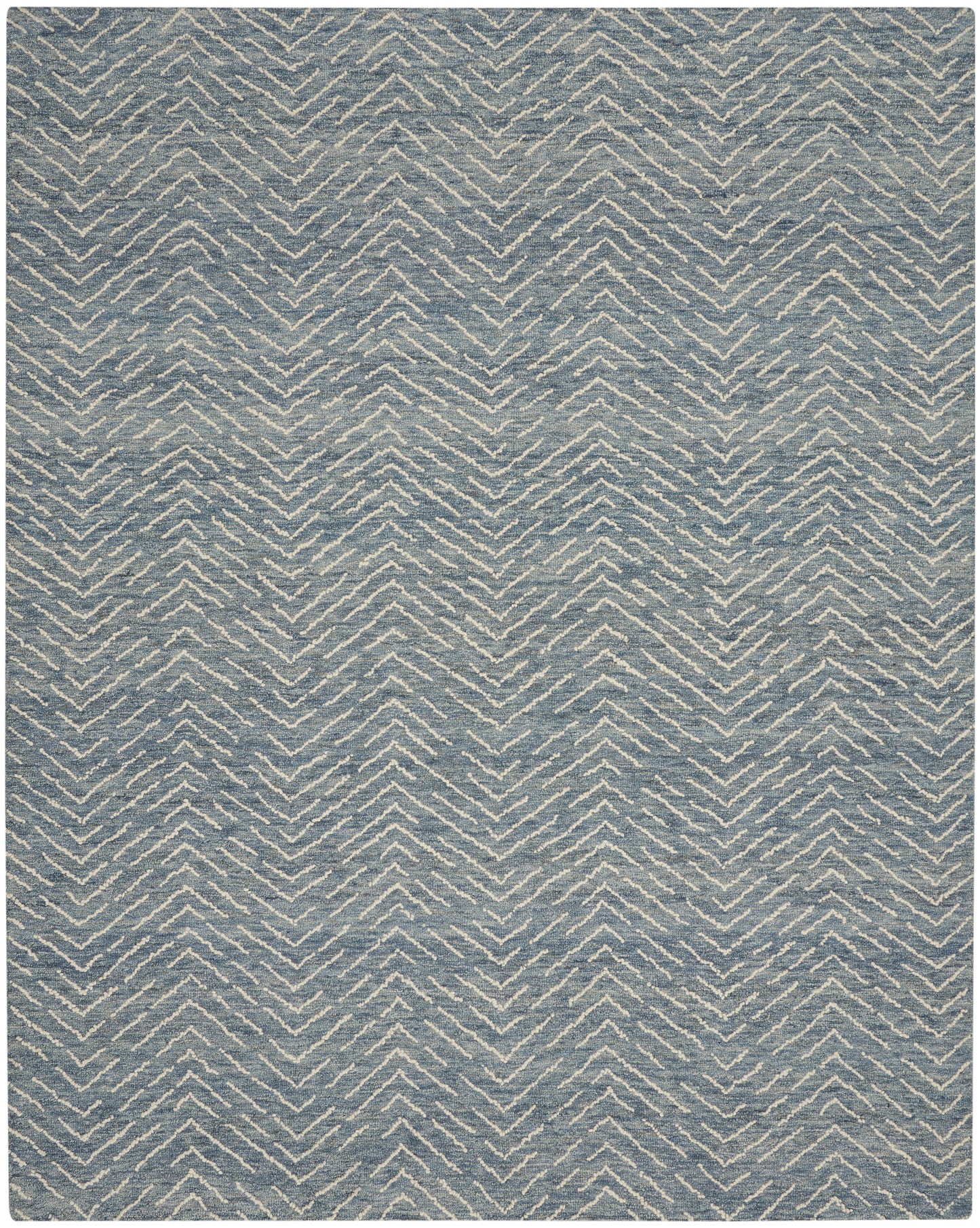 Nourison Home Colorado CLR02 Indigo Ivory Contemporary Tufted Rug