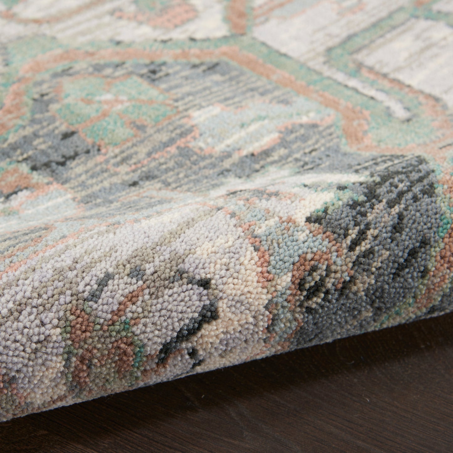 Nourison Home Parisa  Grey Sage  Traditional