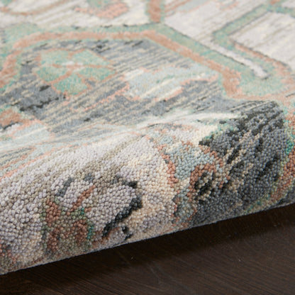 Nourison Home Parisa  Grey Sage  Traditional