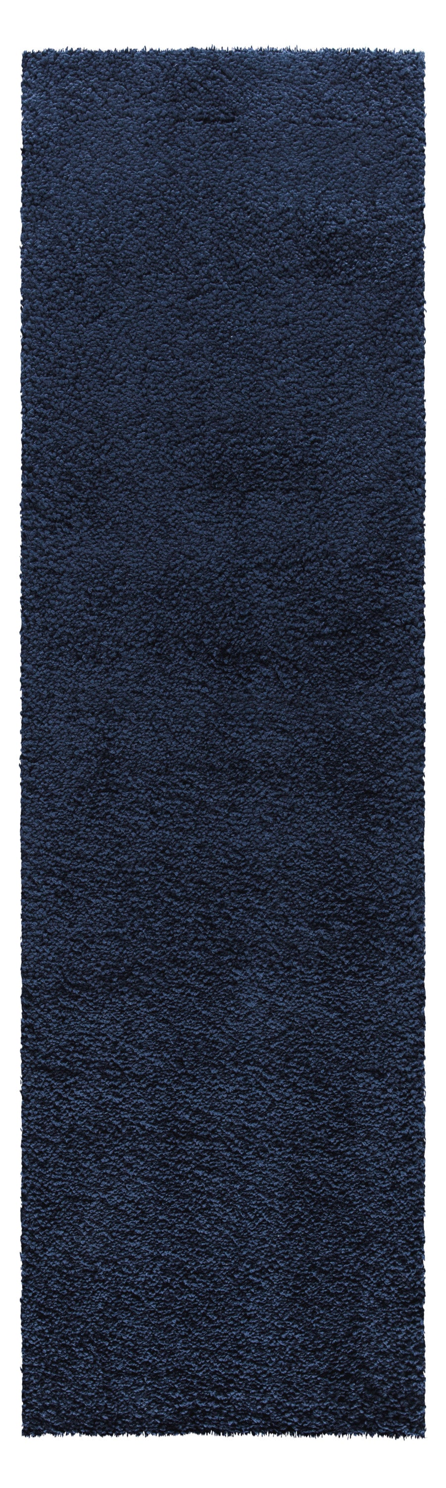 Nourison Home Malibu Shag MSG01 Navy Contemporary Power-loomed Rug
