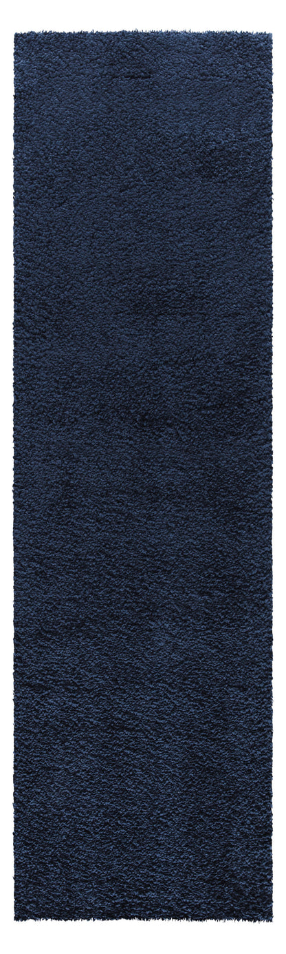Nourison Home Malibu Shag MSG01 Navy Contemporary Power-loomed Rug
